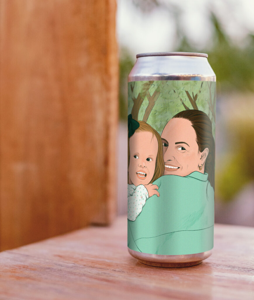 Beer label for Cecilia Albino